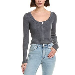 Serenette Womens  Cardigan Sweater, Gray